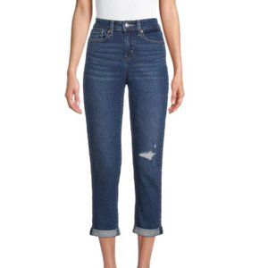 Signature by Levi Strauss & Co.™ Women's Mid Rise Slim Fit Boyfriend Jea…